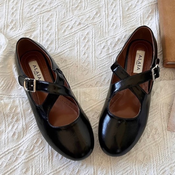 Alaia brown women's flats - Picture 4 of 5